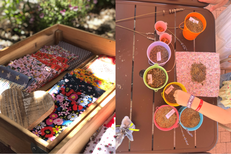 Lavender sachets for children at lavender museum in Provence