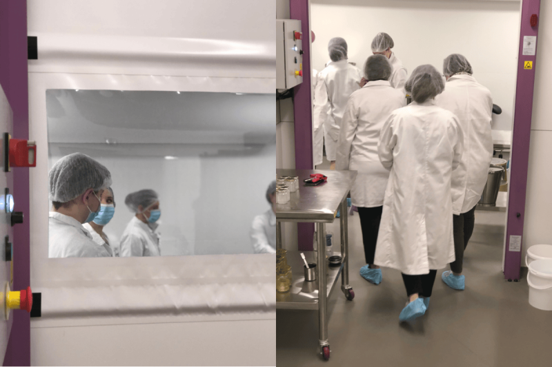 Visit of organic cosmetic lab at lavender museum in Provence