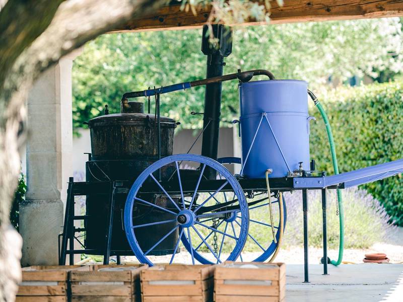 Live Traditional distillation workshop in ancient still